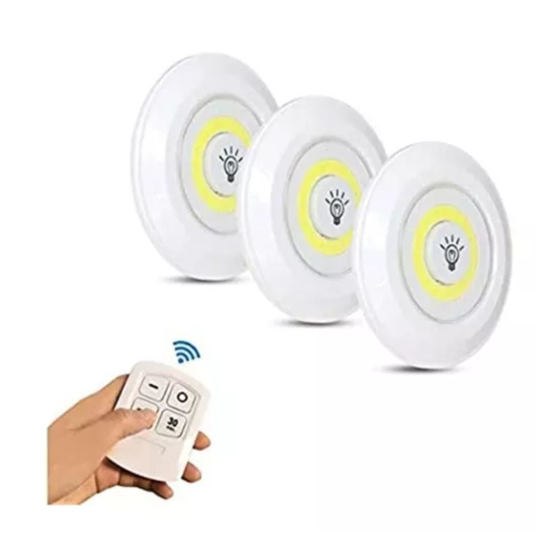 Set Luces Led X3 Control Remoto Inalámbricas Juego Bombillos