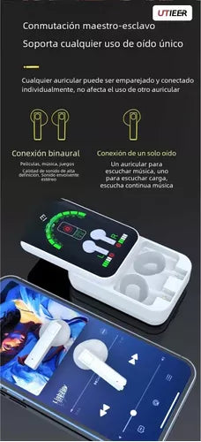 Audífonos Inalámbricos Bluetooth Kt15